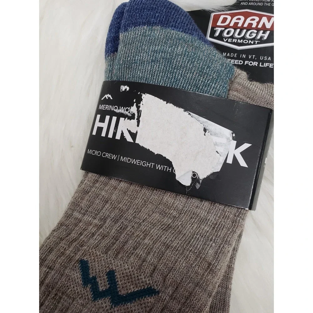 Limited Edition Darn Tough 1466 RYE Men's Micro Crew Midweight Hiking Sock USA